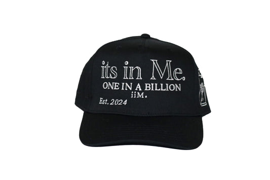 iiM. Gun & Flower Baseball Cap (Blackout)