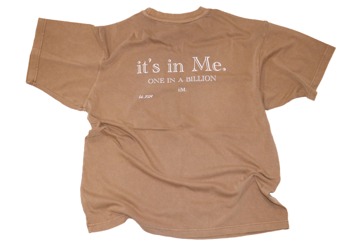 iiM. Flower & Gun Tee ( Brown Pride)